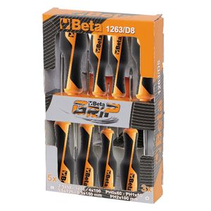 Beta Set of 10 Screwdrivers - 1263/D10