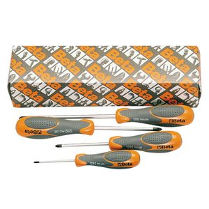 Beta Set of 4 Screwdrivers for Cross Head Phillips Screws - 1292/S4