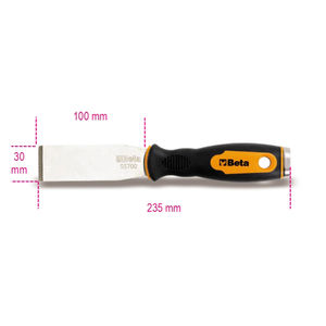 Beta Straight Putty Knife Scraper - 1479RB/1