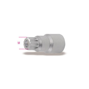 Beta Male Oil Drain Plug Socket with XZN Profile - 1494XZN
