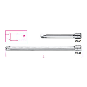 Beta 3/8 inch Drive Extension Bars - 910/21 - 910/22
