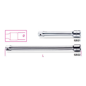 Beta 3/4 inch Drive Extension Bars - 928/21 - 928/22