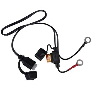 Bike It Battery Charging Lead With Tamiya + SQUARE / - ROUND terminals