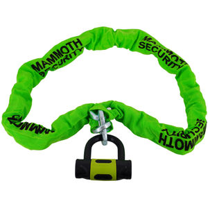 Bike-It Mammoth D-Lock & Chain - 10mm x 1.5m