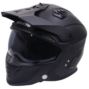 Stealth Fighter HS711 Plain Motorcycle Helmet