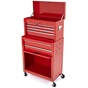 Bike-It Rolling Tool Cabinet With Top Chest