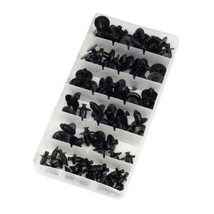 Bike-It Nylon Rivet Push Pin Kit 80 Piece
