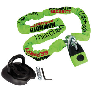 Bike-It Security Combo 3 - 12mm Mammoth Lock and Chain 1.8m with Flip Ground Anchor
