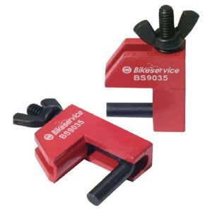 Bikeservice Motorcycle 2 Piece Rubber Line Clamp Set.