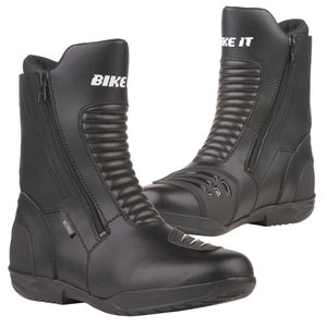 Bike-It Preto Waterproof Motorcycle Boots