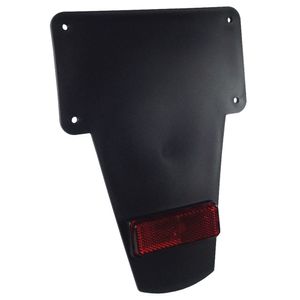 Bike-It License Plate Mudflap With Reflector