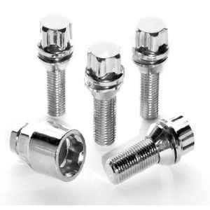 thumbnail image 2 of WheelPartsDirect Locking Wheel Nuts 12x1.5 Tapered Bolts For Ford Mondeo Mk3 01-07 2 of 3