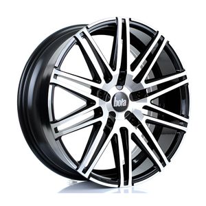Bola Vansport B20 Alloy Wheels In Black Polished Face Set Of 4