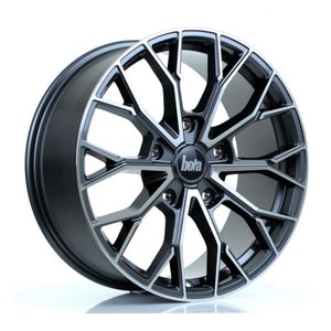 Bola Vansport B24 Alloy Wheels In Gloss Gunmetal Polished Face Set Of 4