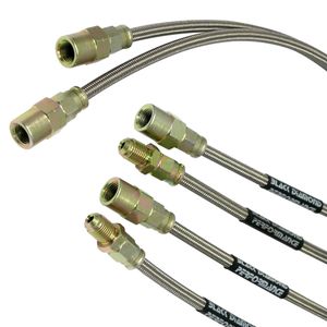 Black Diamond Stainless Braided Brake Hose Kit