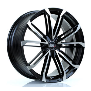 Bola Vansport B23 Alloy Wheels In Gloss Black Polished Face Set Of 4