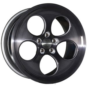 Bola B5 Alloy Wheels in Black Brushed Face Set of 4
