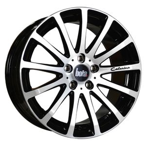 Bola XTR Alloy Wheels In Gloss Black Polished Face Set Of 4