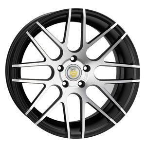Cades Artemis Alloy Wheels in Black Polished Set of 4