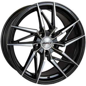 Calibre CC-Z Alloy Wheels in Gunmetal Polished Face Set Of 4