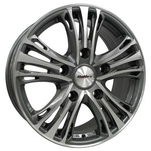 Calibre Odyssey Alloy Wheels in Gunmetal/Polished Face Set of 4