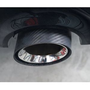 Cobra Sport 4.5&quot; Slip-On Carbon Fibre Exhaust Tailpipe Set
