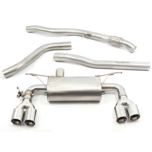 Cobra Sport Non-Resonated 3&quot; Cat Back Exhaust System - Valved