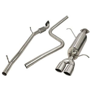 Cobra Sport Non-Resonated 2&quot; Flex Type Cat Back Exhaust System