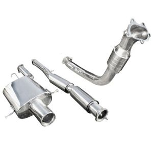 Cobra Sport Resonated 3&quot; Turbo Back Exhaust System With Hi-Flow Sports Cat
