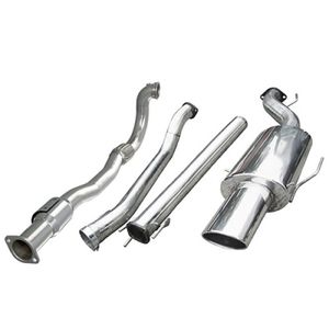 Cobra Sport Non-Resonated 3&quot; Turbo Back Exhaust System With Hi-Flow Sports Cat