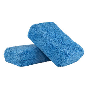 Chemical Guys Premium Grade Microfiber Applicators Blue 2&quot; X 4&quot; X 6&quot;