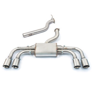 Cobra Sport Non-Resonated 3&quot; GPF Back Race Exhaust System - Non-Valved