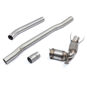Cobra Sport Non-Resonated 3&quot; Downpipe With Hi-Flow Sports Cat