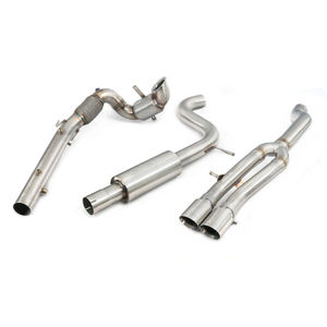 Cobra Sport Resonated 3&quot; Venom Turbo Back Exhaust System With Sports Cat