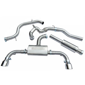 Cobra Sport Resonated 3&quot; Turbo Back Exhaust System With De Cat