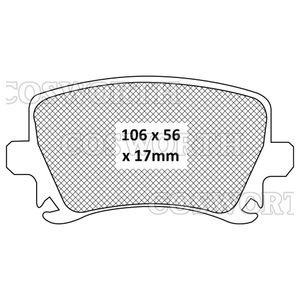 Cosworth Streetmaster Brake Pads