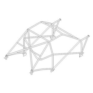 Custom Cages Lightweight Multi Point Weld In Competition Roll Cage