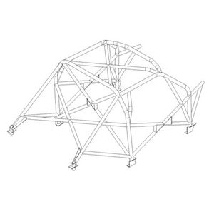 Custom Cages Lightweight International Multi Point Weld In Competition Roll Cage