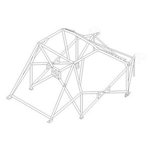 Custom Cages Lightweight Multi Point Weld In Competition Roll Cage