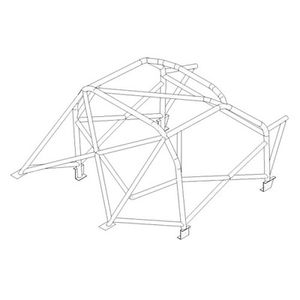 Custom Cages Lightweight Multi Point Weld In Competition Roll Cage