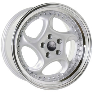 Dare F6 Alloy Wheels In Silver/Polished Lip Set Of 4