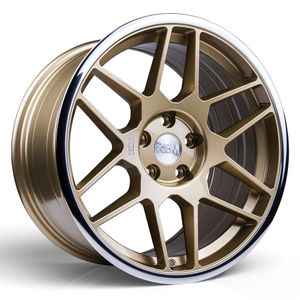 3SDM 0.09-SF Alloy Wheels In Gold With Mirror Lip Set Of 4