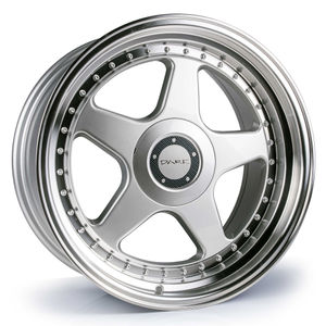 Dare F5 Alloy Wheels In Silver With Polished Lip Set Of 4