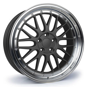 Dare LM Alloy Wheels In Black With Polished Lip Set Of 4