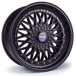 Dare DR RS Alloy Wheels In Matt Black With Chrome Rivets Set Of 4
