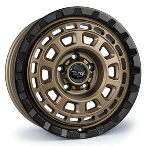 Targa TG9-HD Alloy Wheels In Bronze Centre Matt Black Lip Set Of 4