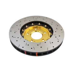 dba Single Brake Disc 5000 Series T3 Slotted With Black Bell