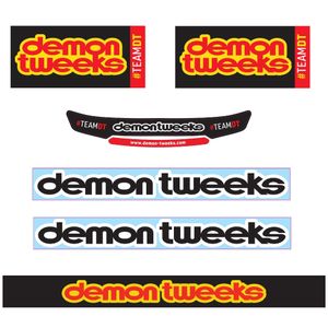 Demon Tweeks Saloon Car Sticker Pack - Black