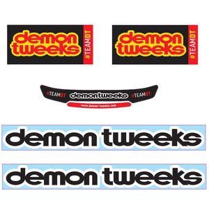 Demon Tweeks Single Seater Sticker Pack - Black