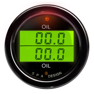 SPA Design Oil Pressure - Oil Temperature Dual Gauge